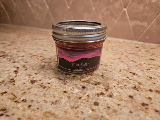 Homemade Organic Red Savina Habeñero Salsa - Hot